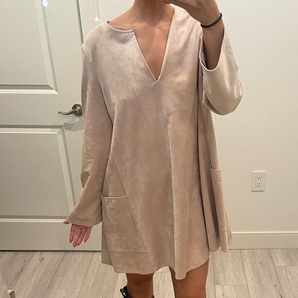 BCBG MaxAzria Faux Suede Dress - Picture 8 of 16